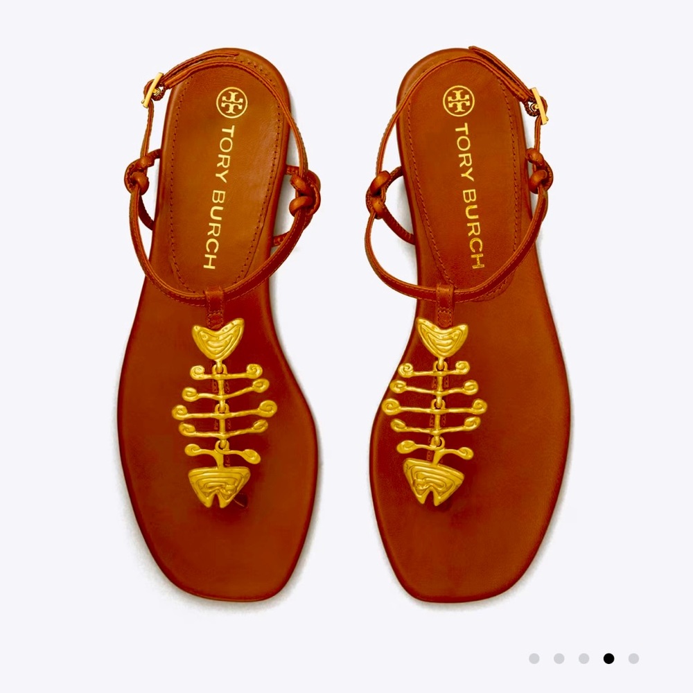 Tory Burch Capri Fish Sandal-worn 2xs